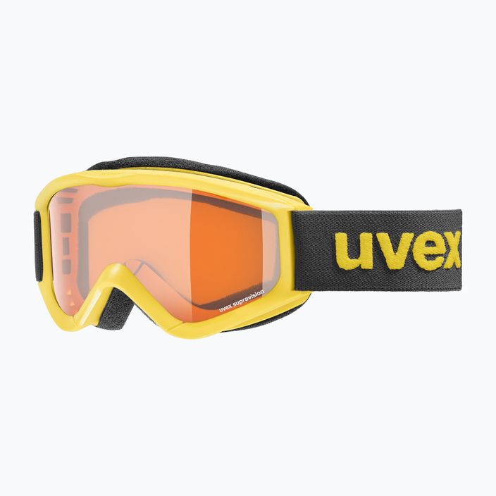 Dětské lyžařské brýle UVEX Speedy Pro yellow/lasergold
