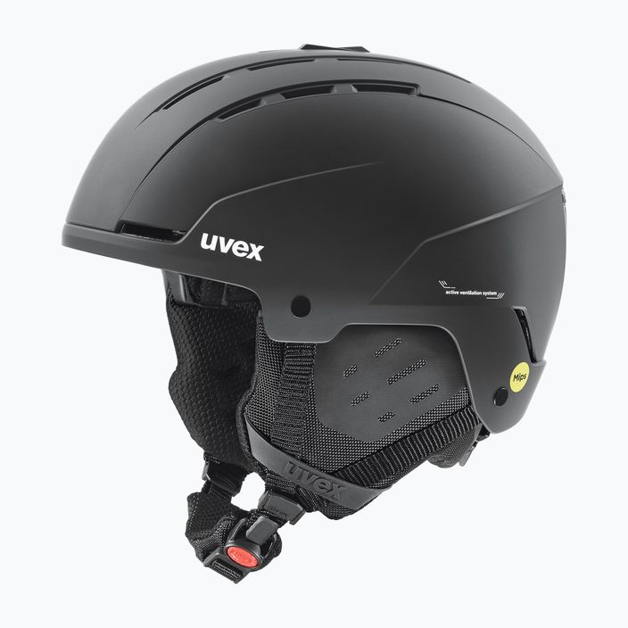 Lyžařská helma UVEX Stance Mips black matte 6