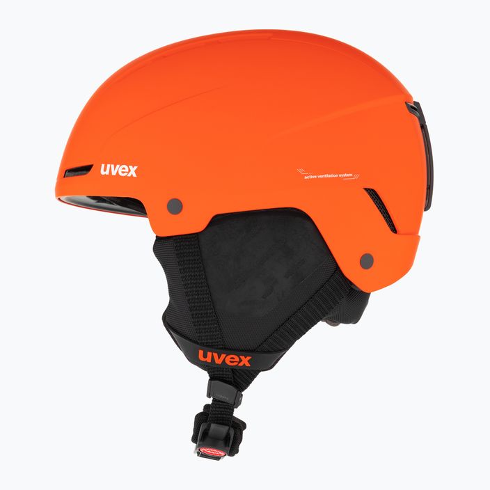 Lyžařská helma UVEX Stance fierce red matt 5