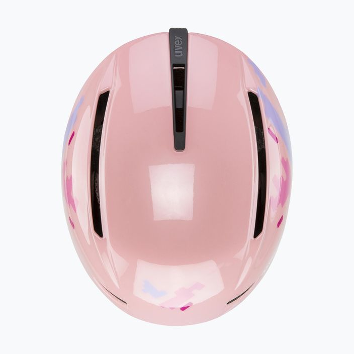 UVEX dětská lyžařská helma Viti pink puzzle 9