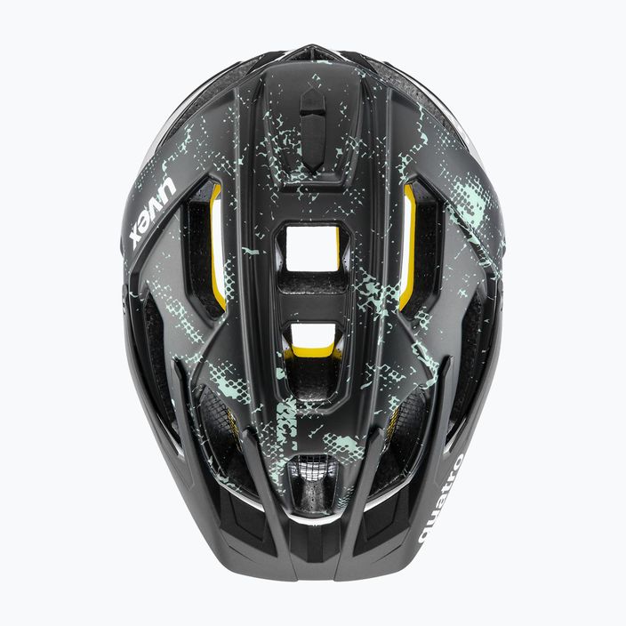 Cyklistická helma UVEX Quatro CC MIPS black/jade 4