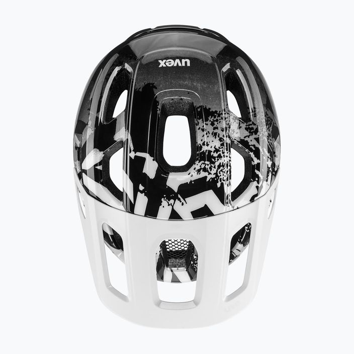 Dětská cyklistická helma UVEX React Jr white/black 4