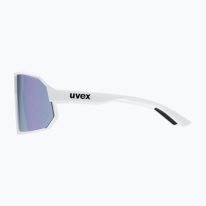 Sluneční brýle UVEX Sportstyle 237 white matt/mirror lavender 4