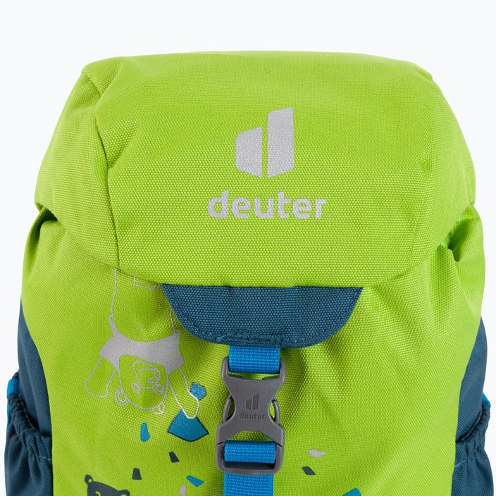 Dětský turistický batoh Deuter Schmusebar 8 l zeleno-tmavě modrý 361012123110 5