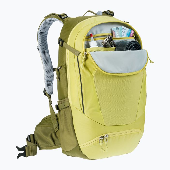 Cyklistický batoh Deuter Trans Alpine 24 l sprout/cactus 10