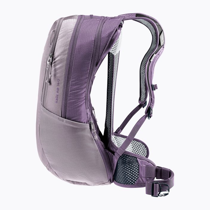 Cyklistický batoh Deuter Race Air 14 + 3 l lavender/purple 8