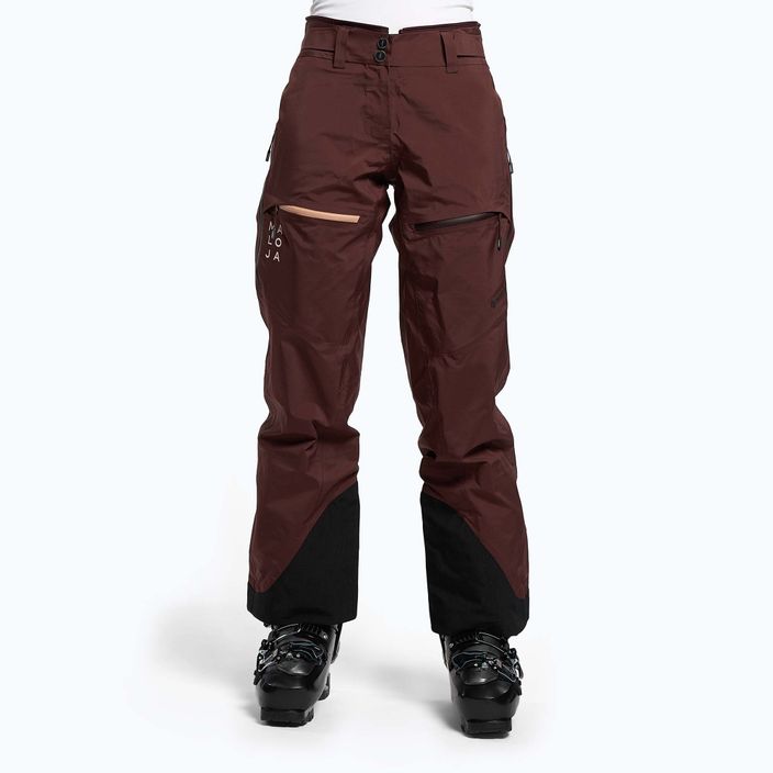 Dámské lyžařské kalhoty Maloja W'S MaleachiM hnědé 32102 10