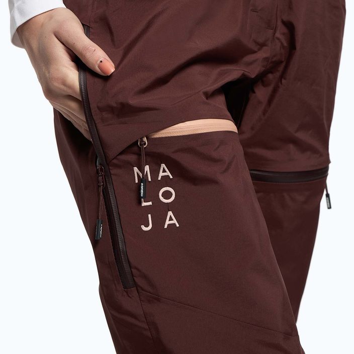 Dámské lyžařské kalhoty Maloja W'S MaleachiM hnědé 32102 7