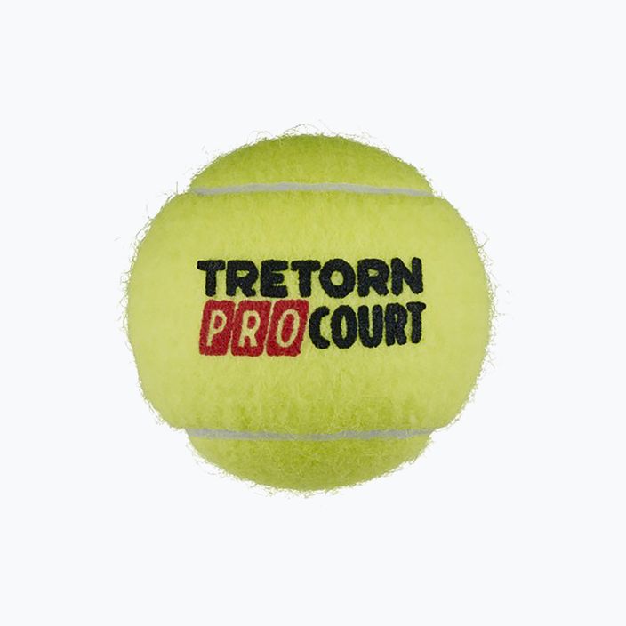 Tenisové míče Tretorn Pro Court 3 ks. žluté 474186 2
