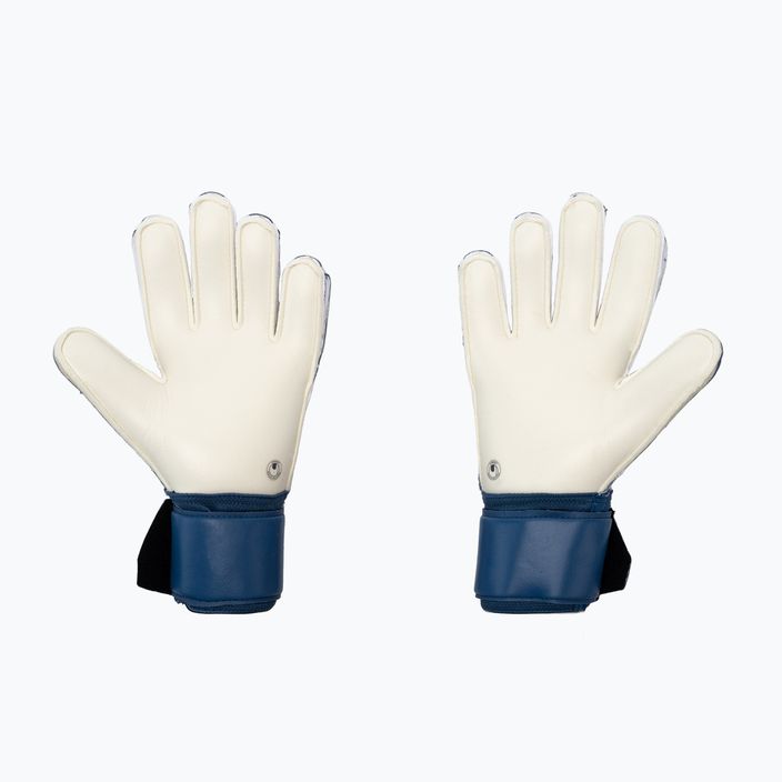 Dětské brankářské rukavice uhlsport Hyperact Supersoft modro-bílé 101123701 2