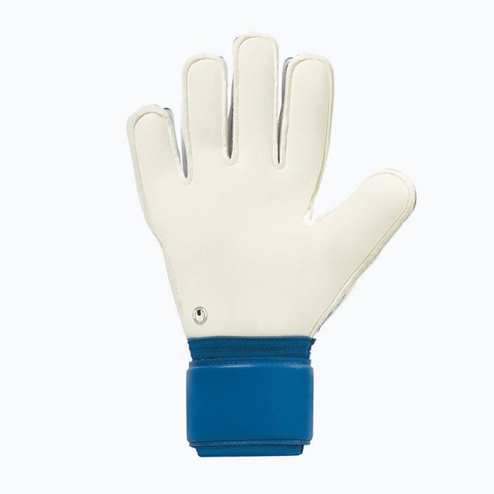 Dětské brankářské rukavice uhlsport Hyperact Supersoft modro-bílé 101123701 5