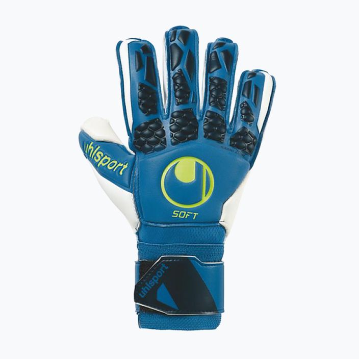 Dětské brankářské rukavice uhlsport Hyperact Soft Flex Frame modro-bílé 101123801 4