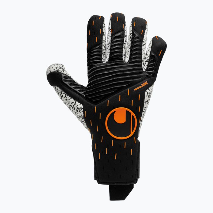 Brankářské rukavice Uhlsport Speed Contact Supergrip+ Finger Surround černo-bílé 101126001 5