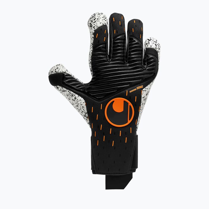 Brankářské rukavice Uhlsport Speed Contact Supergrip+ Hn černo-bílé 101126101 5