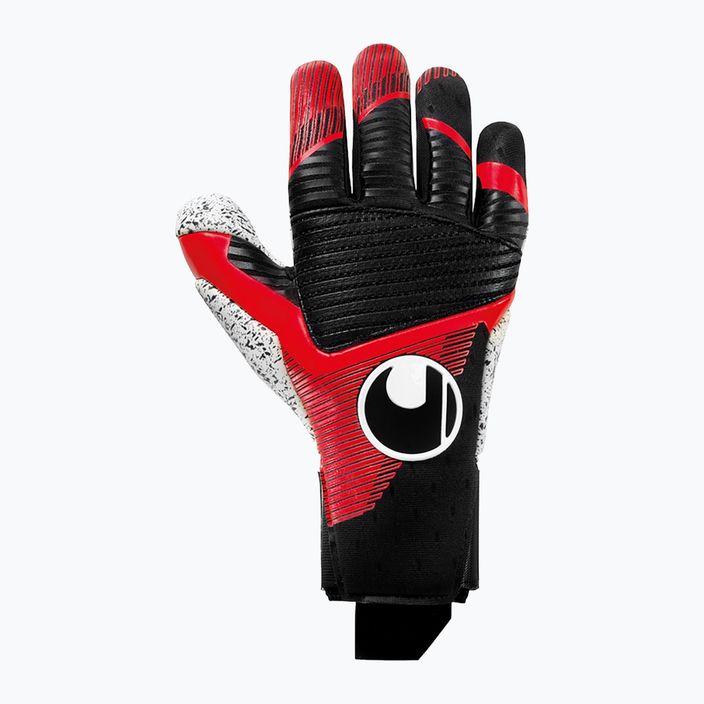 Uhlsport Powerline Supergrip+ Reflex brankářské rukavice černá/červená/bílá