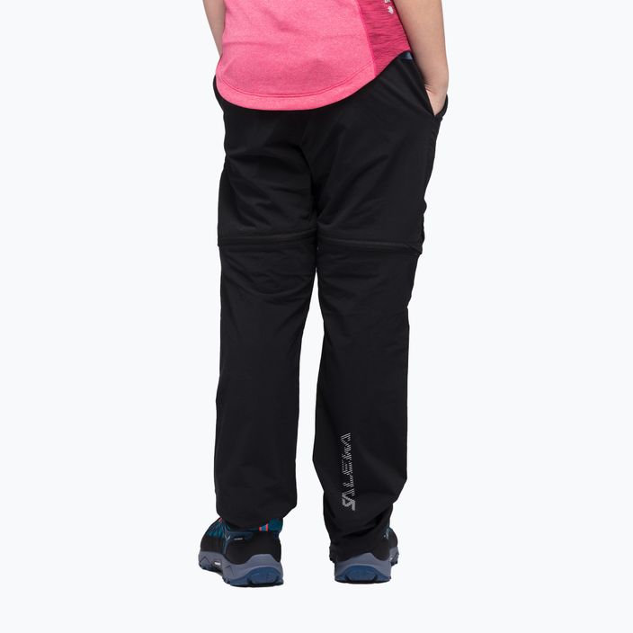 Dětské softshellové kalhoty Salewa Agner DST 2/1 black 00-0000027777 2
