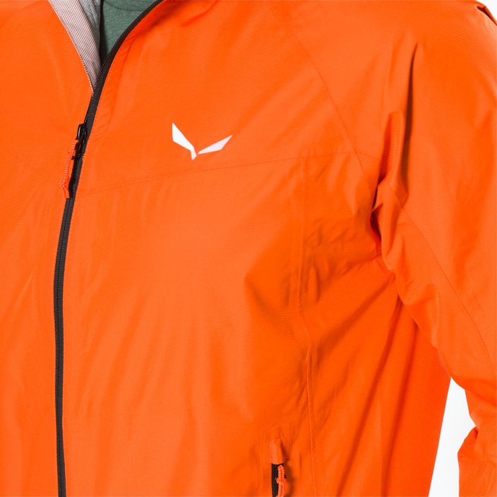 Salewa pánská bunda do deště Puez Aqua 3 PTX oranžová 00-0000024545 5