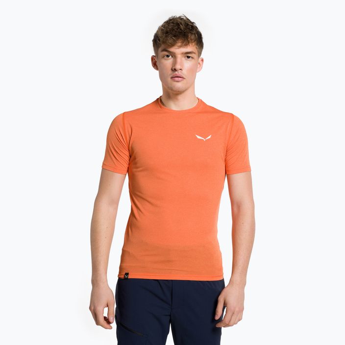 Pánské trekové tričko Salewa Pedroc 3 Dry oranžové 00-0000027725