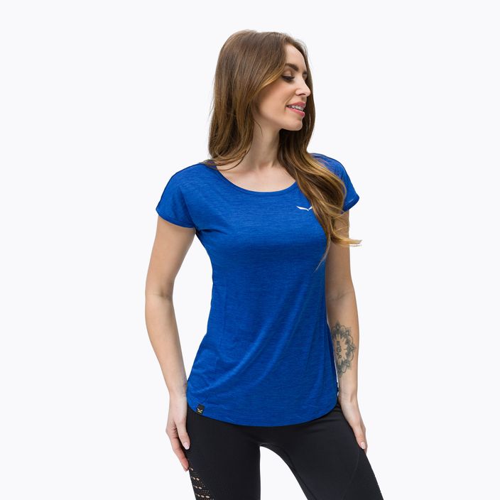 Salewa dámské trekové tričko Puez Melange Dry blue 00-0000026538