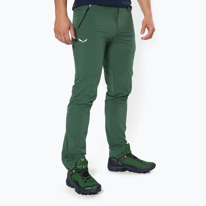 Pánské softshellové kalhoty Salewa Pedroc 3 DST green 00-0000026955