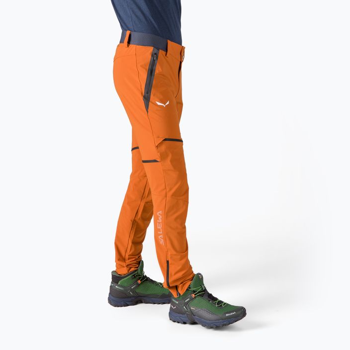 Pánské softshellové kalhoty Salewa Pedroc DST orange 00-0000026957