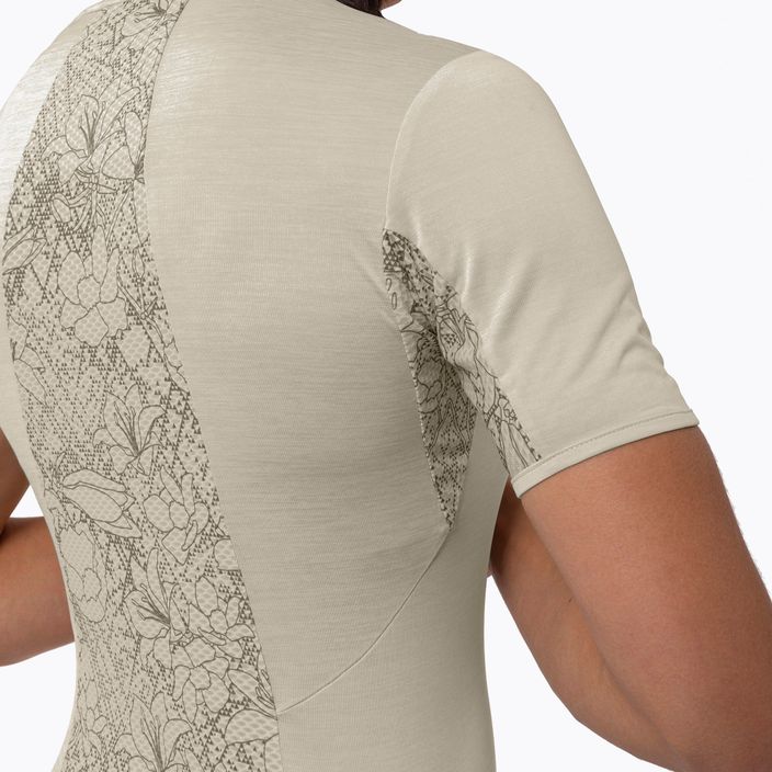 Salewa Puez Graphic 2 Dry dámské trekové tričko béžové 00-0000027400 3