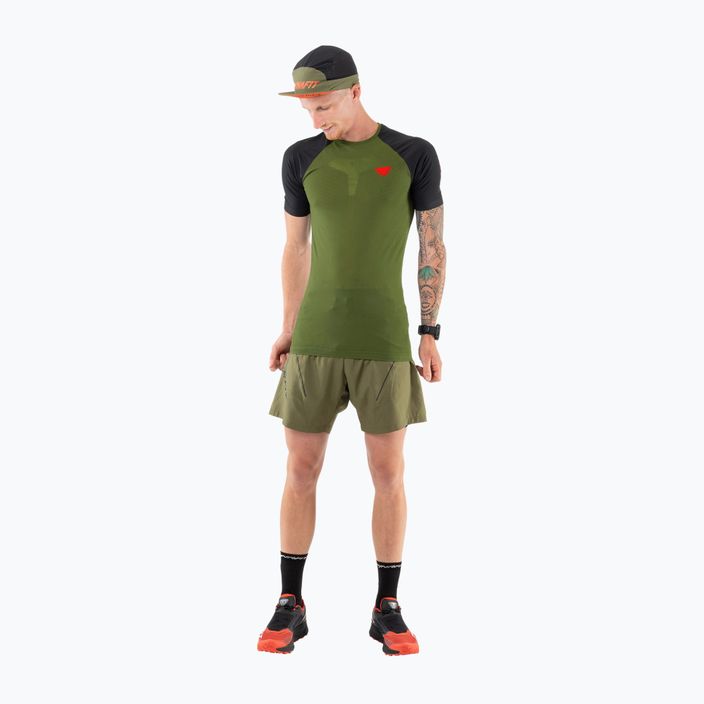 Pánské běžecké tričko DYNAFIT Ultra 3 S-Tech zelené 08-0000071426