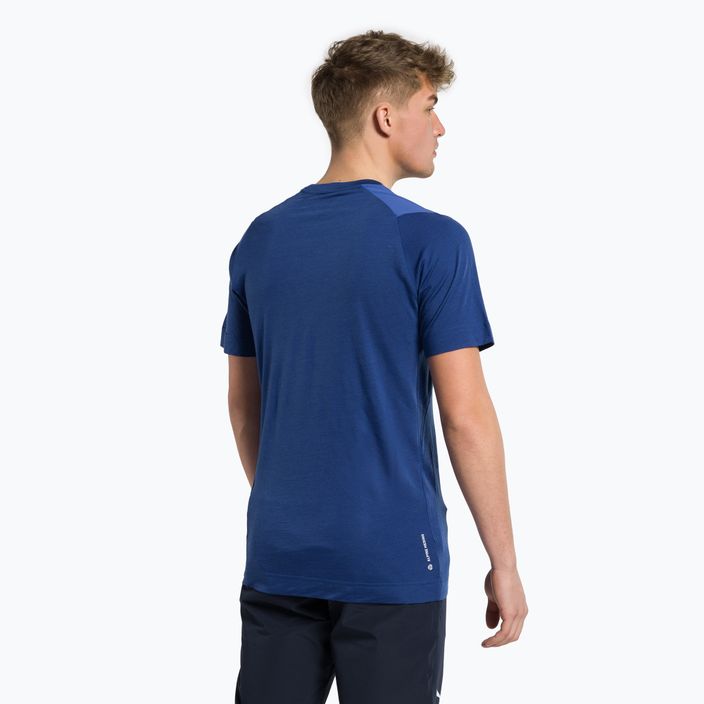 Pánské trekové tričko Salewa Agner AM modré 00-0000028306 3