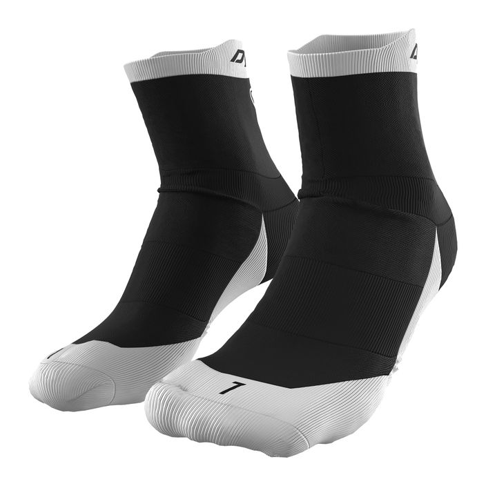 Bílé a černé běžecké ponožky DYNAFIT Transalper 08-0000071525 2