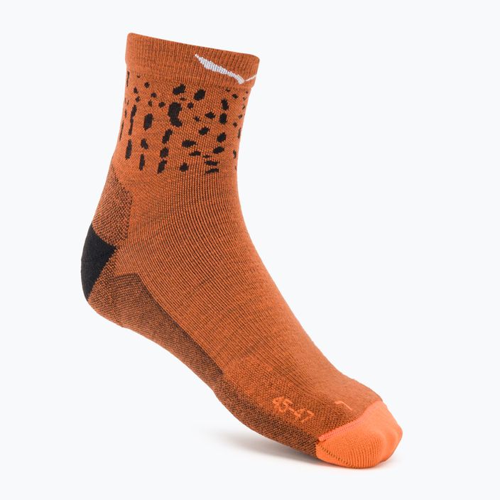 Pánské trekové ponožky Salewa MTN TRN Sal. AM QRT šedohnědá 00-0000069028 2