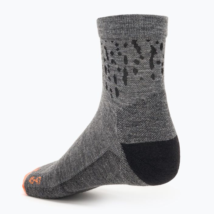 Pánské trekové ponožky Salewa MTN TRN Sal. AM QRT šedohnědá 00-0000069028 5