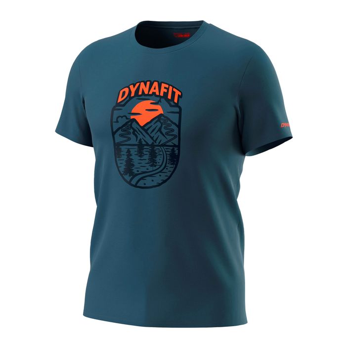 Pánské trekingové tričko DYNAFIT Graphic CO SS modré 08-0000070998 2