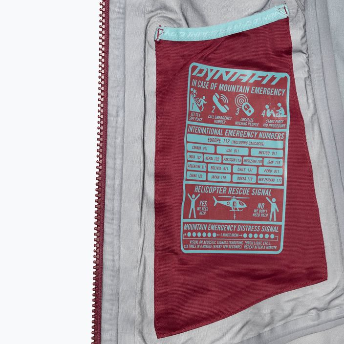 DYNAFIT Radical 2 GTX dámská bunda na zip červená 08-0000071357 6