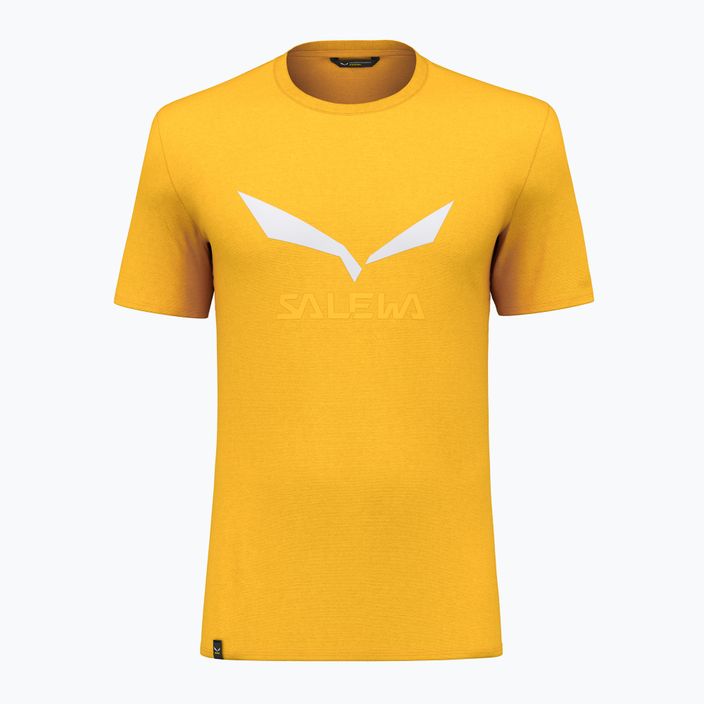 Pánské trekové tričko Salewa Solidlogo Dry yellow 00-0000027018