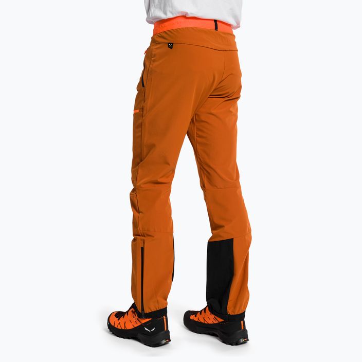 Salewa pánské softshellové kalhoty Sella DST Lights orange 00-0000028474 3