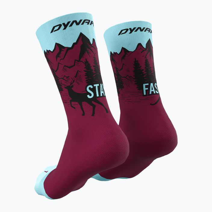 DYNAFIT Stay Fast běžecké ponožky červené 08-0000071526 2