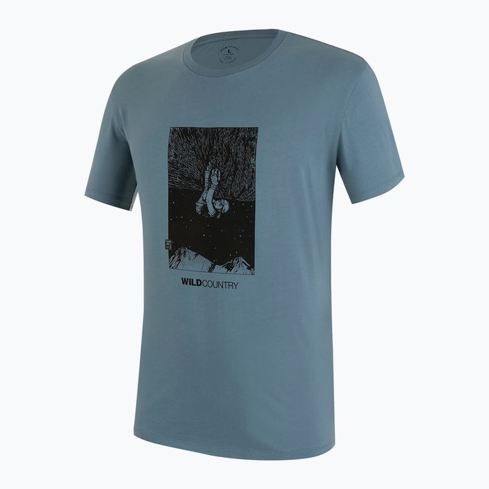 Pánské horolezecké tričko Wild Country Flow modré 40-0000095186 4