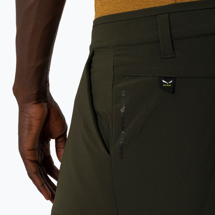Pánské softshellové kalhoty Salewa Puez DST Cargo green 00-0000028310 3