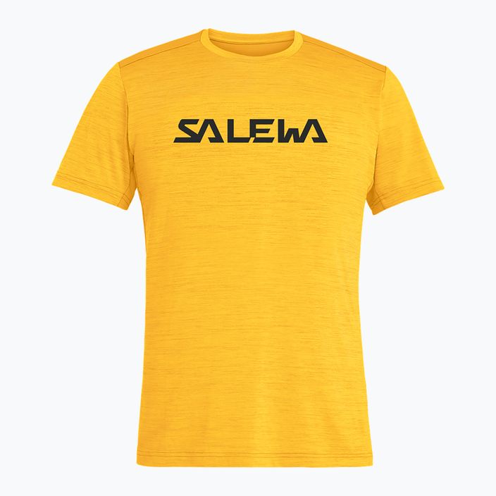 Salewa pánské trekové tričko Puez Hybrid 2 Dry žlutá 27397 4