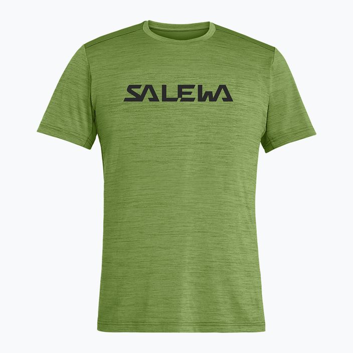 Salewa pánské trekové tričko Puez Hybrid 2 Dry green 27397 4