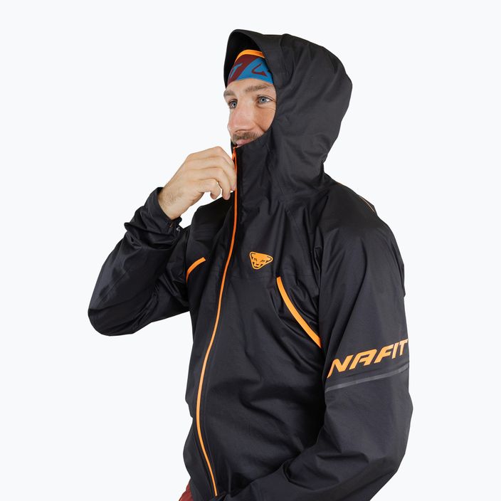 Pánská běžecká bunda DYNAFIT Ultra 3L černo-oranžová 08-0000071754 4