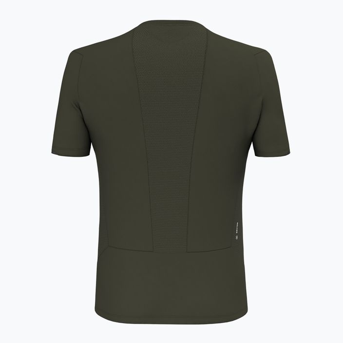 Pánské trekové tričko Salewa Pedroc Dry Hyb zelené 00-0000028583 5