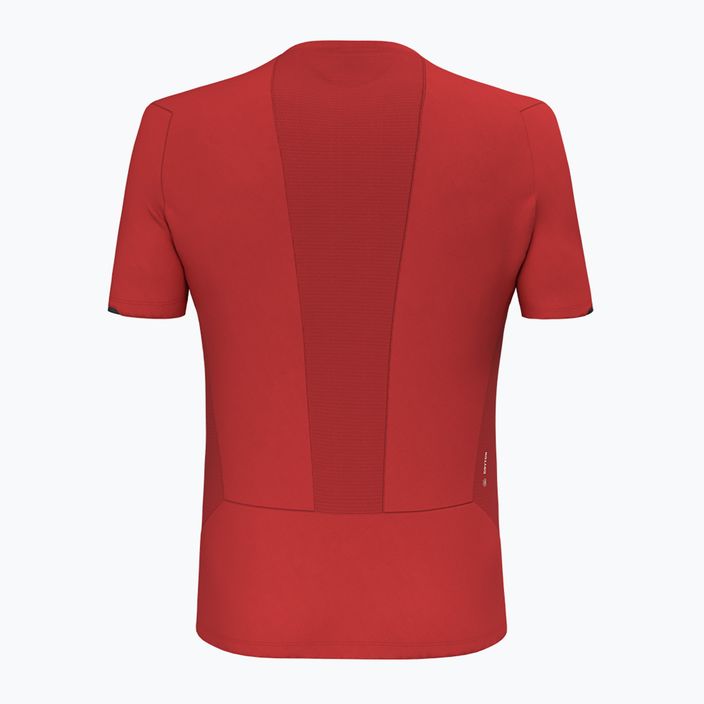 Pánské trekové tričko Salewa Pedroc Dry Hyb červené 00-0000028583 5
