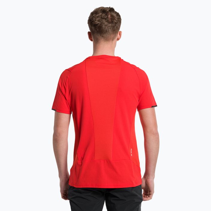 Pánské trekové tričko Salewa Pedroc Dry Hyb červené 00-0000028583 3