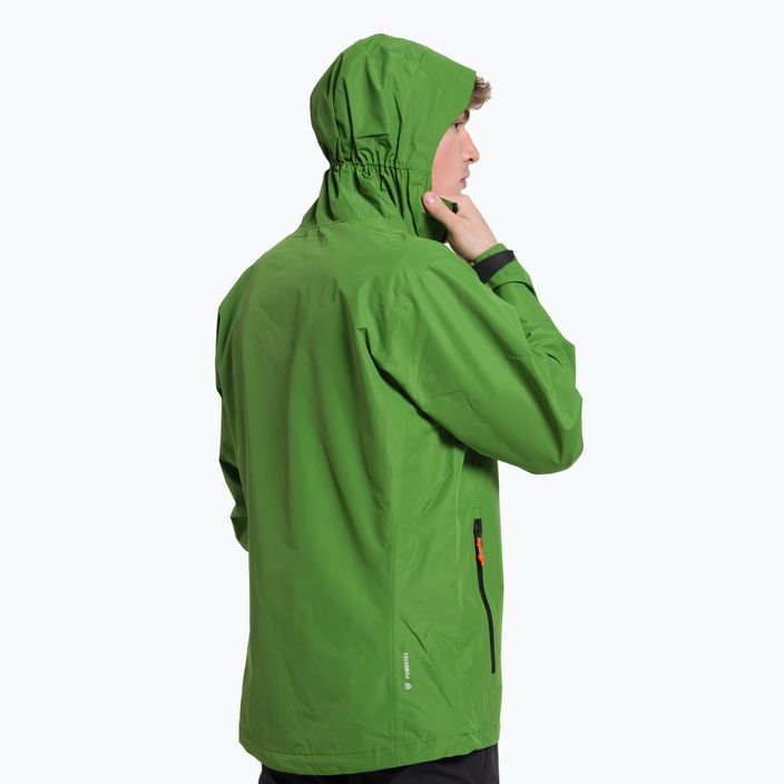Salewa pánská bunda do deště Puez Aqua 4 PTX 2.5L zelená 00-0000028615 3
