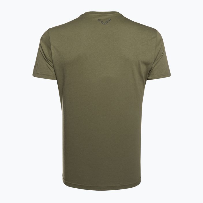 Pánské tričko DYNAFIT Graphic CO olivová noc/tigardová barva 2