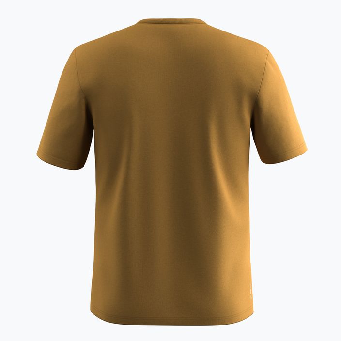 Pánské trekingové  tričko Salewa Solidlogo Dry golden brown 2