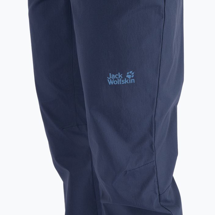Dámské softshellové kalhoty Jack Wolfskin Activate Light tmavě modré 1503842_1910 5