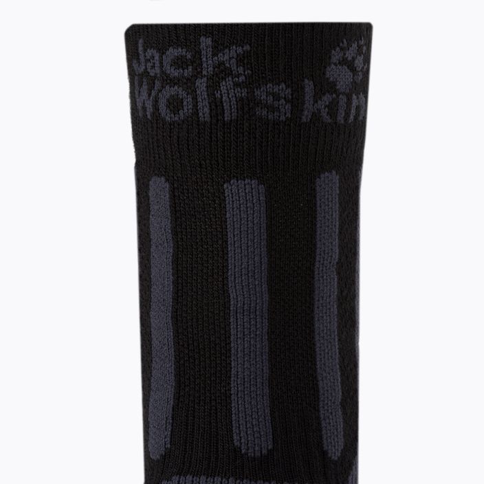 Trekingové ponožky Jack Wolfskin Trekking Pro Classic Cut černé 1904292_6001 4