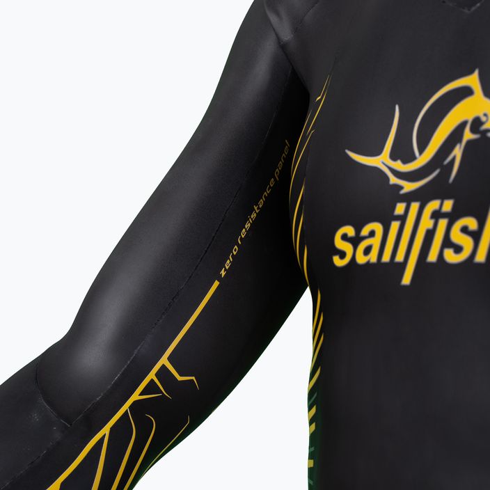 Pánský triatlonový neopren sailfish G-Range 8 black/yellow 5